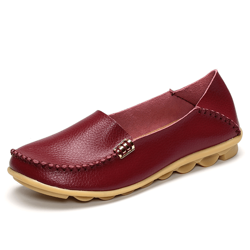 US Size 5-13 Women Flat Shoes Casual Comfortable Outdoor Slip on Loafers - MRSLM