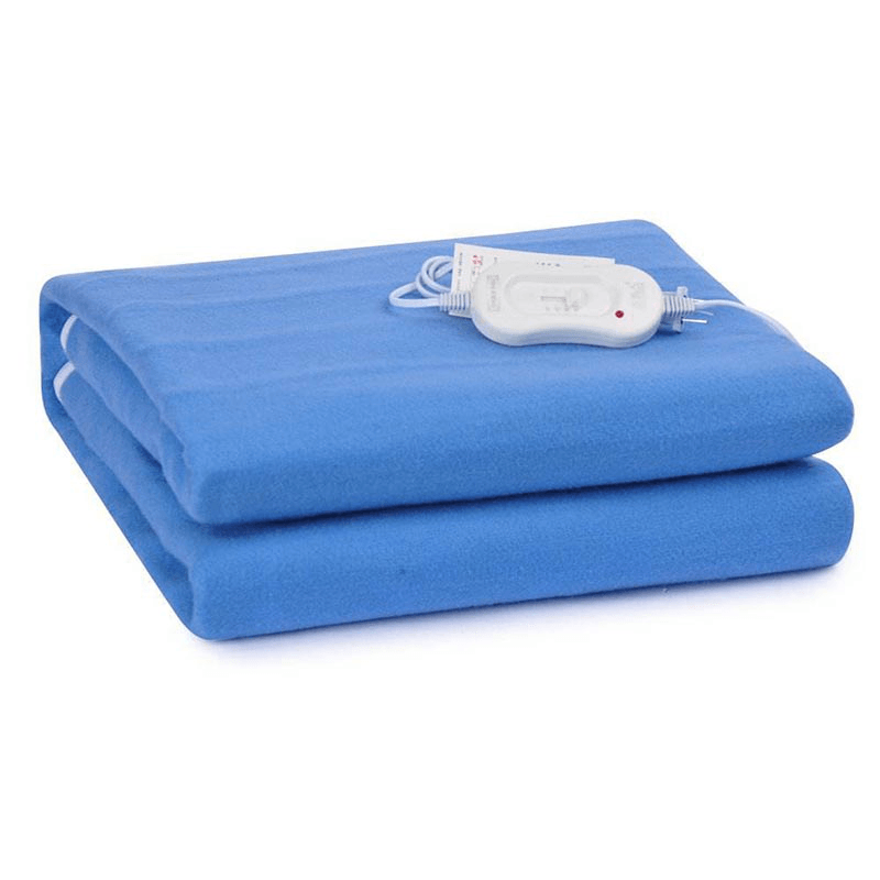 Baizheng 110V 60W 115/65CM Electric Blanket Automatic Overheat Protection Function with Adjustable Temperature Regulator for Bedroom Sets - MRSLM