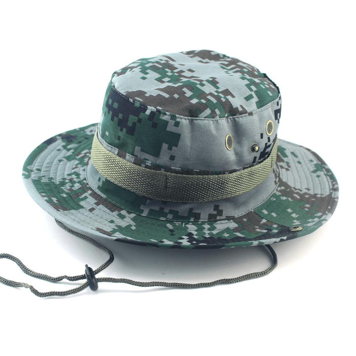 Leisure Jungle round Hat Mountaineering Fishing Camouflage Penny Hat - MRSLM