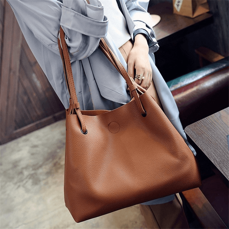 Fashion Women Leather Shoulder Messenger Purse Handbag Crossbody Satchel Tote Bag - MRSLM