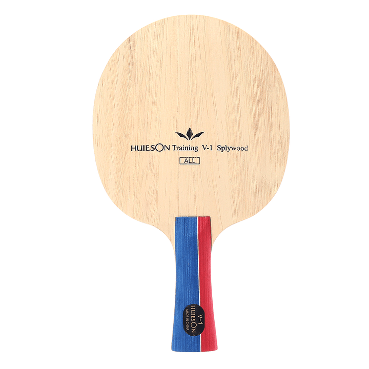 1 Pcs FL/CS Table Tennis Racket 5-Layer Pure Wood Training Table Tennis Floor Horizontal Racket Direct Racket - MRSLM