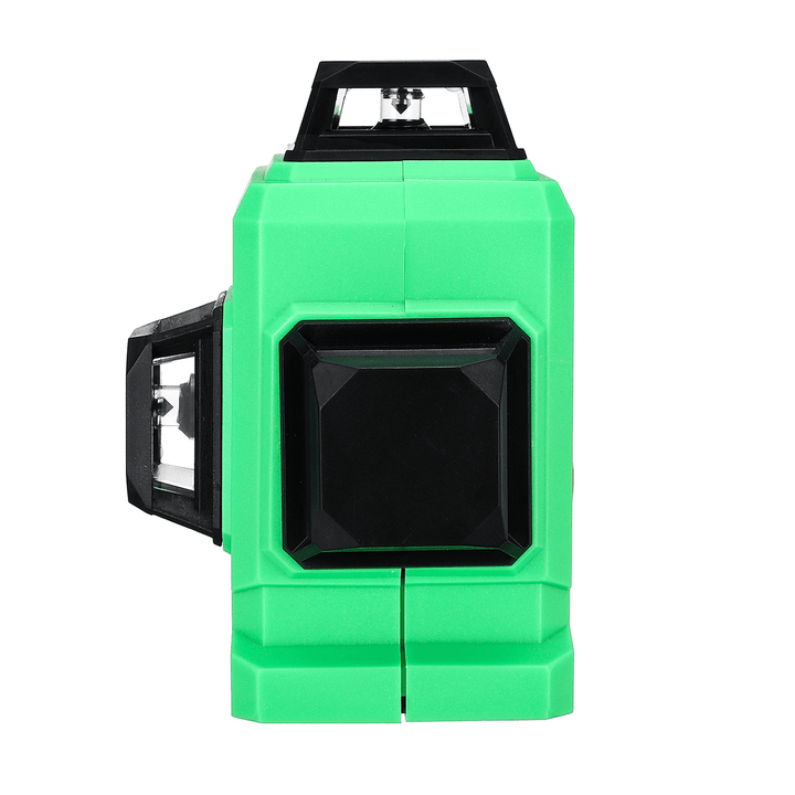 3D 12 Line Laser Level Green IP54 Self Leveling 360° Rotary Cross Measure Tool - MRSLM