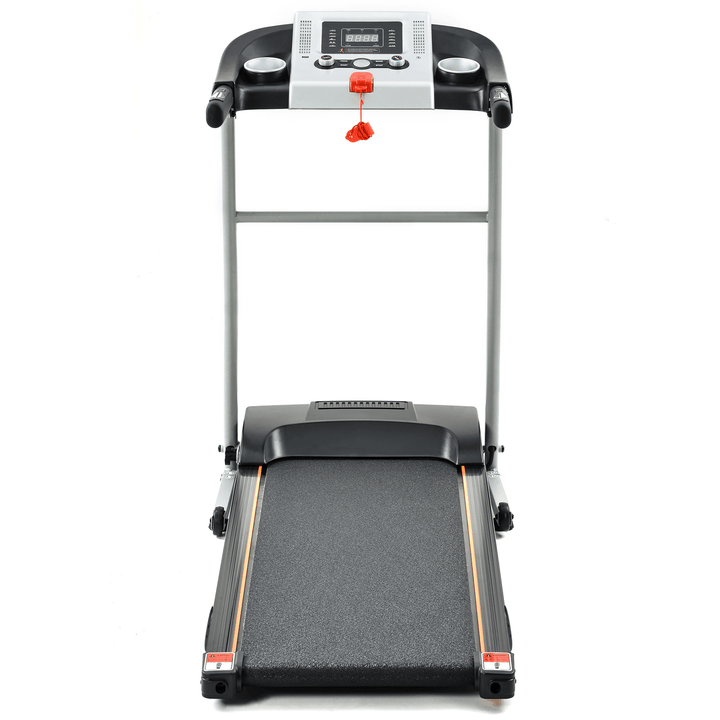 [USA Direct] Folding Treadmill 3 Modes 12 Automatic Programs 0.8-12Km/H Exercise Running Machines with Safety Lock LCD Monitor Home Gym - MRSLM