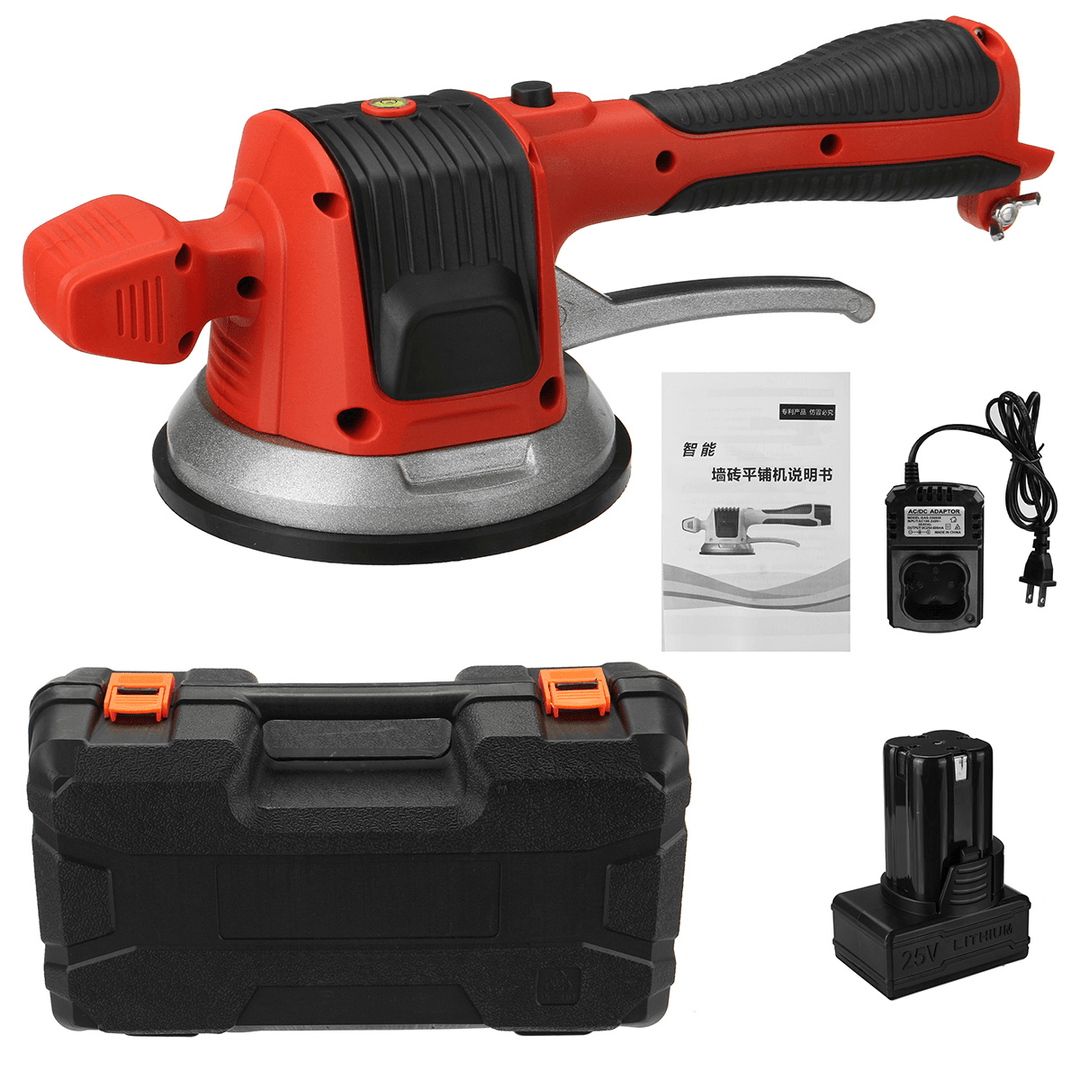 110-220V 21V 100KG Handheld Floor Wall Tile Auto Leveling Machine Tiler Tiling Vibrator Tool - MRSLM