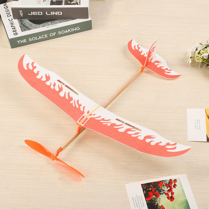 Thunderbird Rubber Band Powered Airplane Model - MRSLM