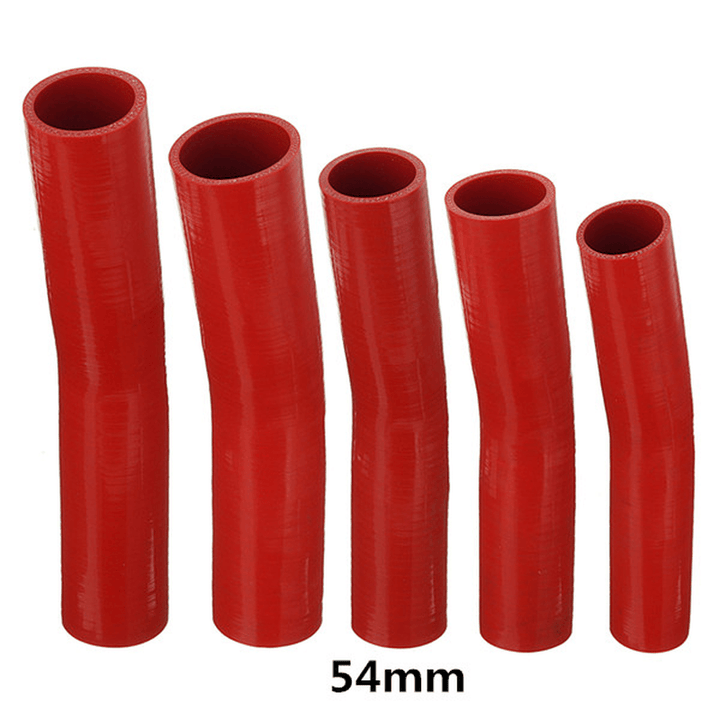 Auto Silicone Hoses Rubber 15 Degree Elbow Bend Hose Air Water Coolant Joiner Pipe Tube - MRSLM