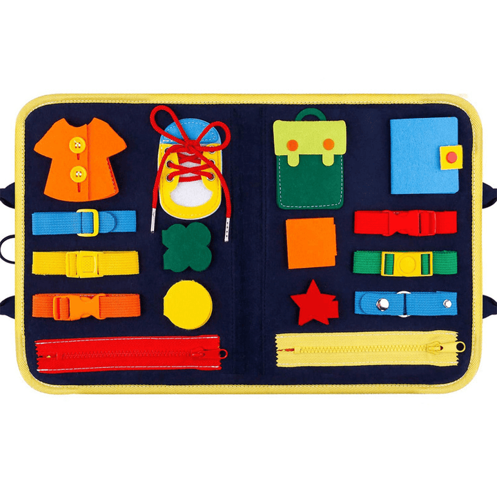 Children'S Educational Felt Education Dressing Learning Board - MRSLM