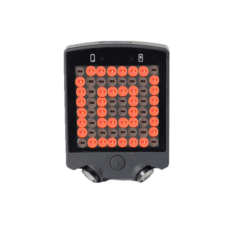 64 LED Wireless Remote Laser Bicycle Rear Tail Light Bike Turn Signals Safety Warning Light - MRSLM