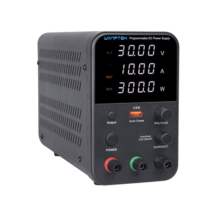 WANPTEK WPS3010H 30V 10A Adjustable DC Power Supply Programmable 4 Digits LED Display Switching Regulated Power Supply - MRSLM