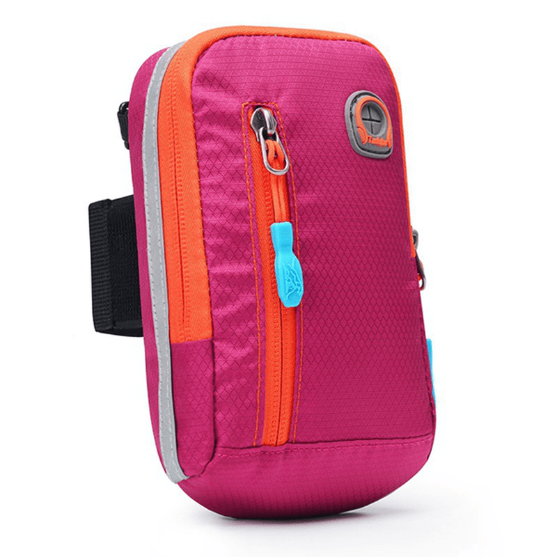 Women Nylon Waterproof Arm Bag Running Phone Bag Crossbody Bag - MRSLM