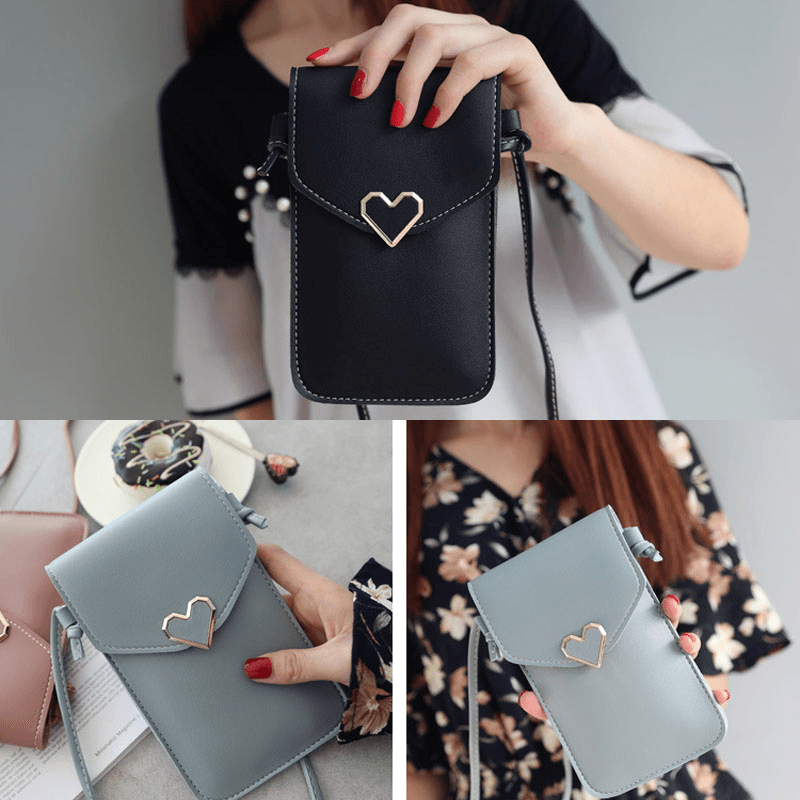 Women Fashion Phone Bag Touch Bag Shoulder Bag Crossbody Bag - MRSLM