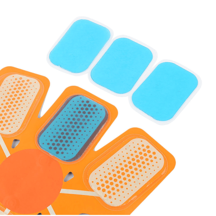 12PCS ABS Stimulator Gel Pads Replacement for Muscle Toner for Abdominal Workout Belt Muscle Trainer Machine - MRSLM