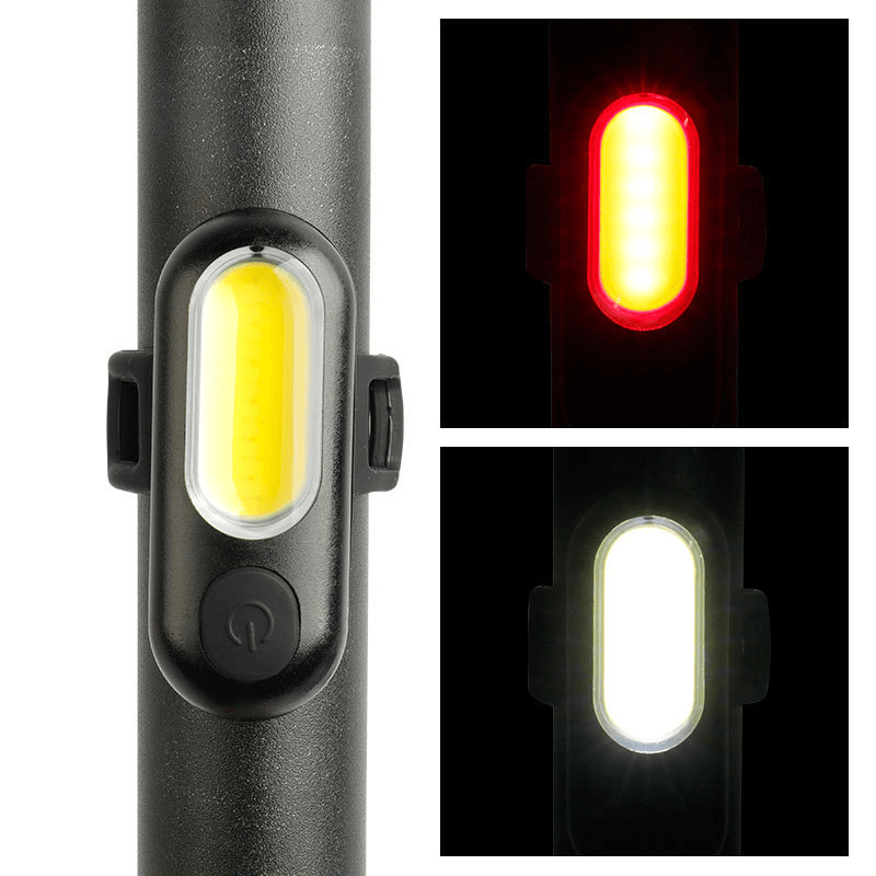 XANES® TL41 COB USB Rechargeable 5 Modes Waterproof Bike Tail Light Ultralight Warning Night Light - MRSLM