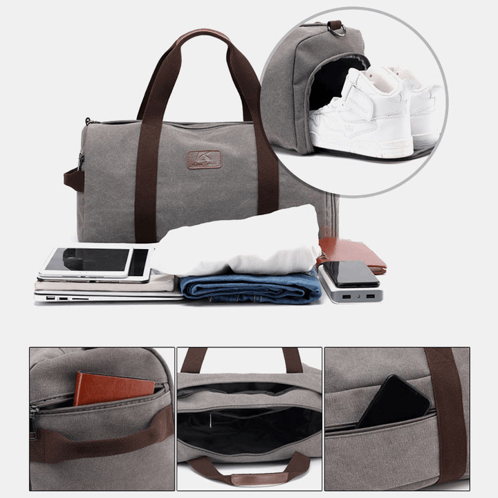 Men Women Large Capacity Handbag Shoulder Bag Travel Bag - MRSLM