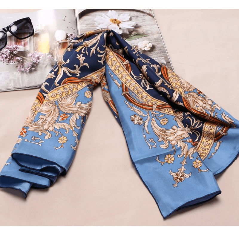 Ladies Middle-Aged High-End Silk Scarf - MRSLM