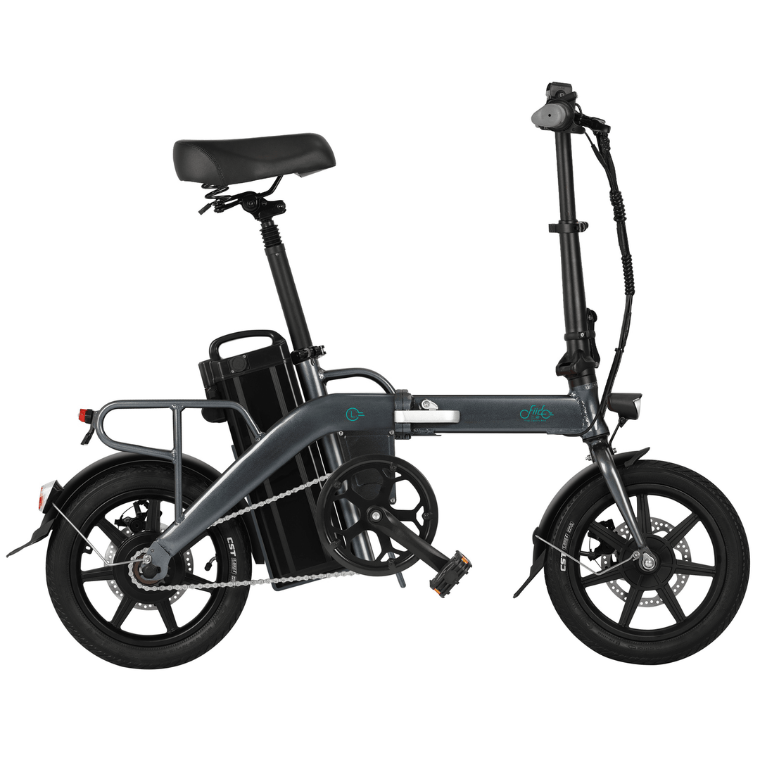 FIIDO L3 Flagship Version 48V 350W 14.5Ah/23.2Ah Folding Electric Moped Bike 14 Inch 25Km/H Top Speed 3 Gear Power Boost Electric Bicycle Electric Bike - MRSLM