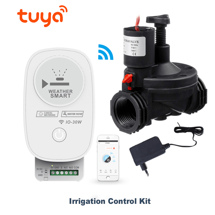 Bakeey Tuya Wifi Remote APP Control Intelligent Irrigation Controller Automatic Irrigation Timear Water Value Controller 1-Way Electronic Valve for Smart Home - MRSLM