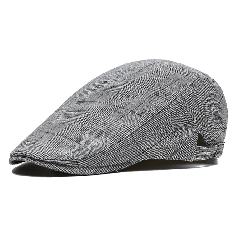 Mens Outdoor Summer Breathable Lattice Beret Hat - MRSLM