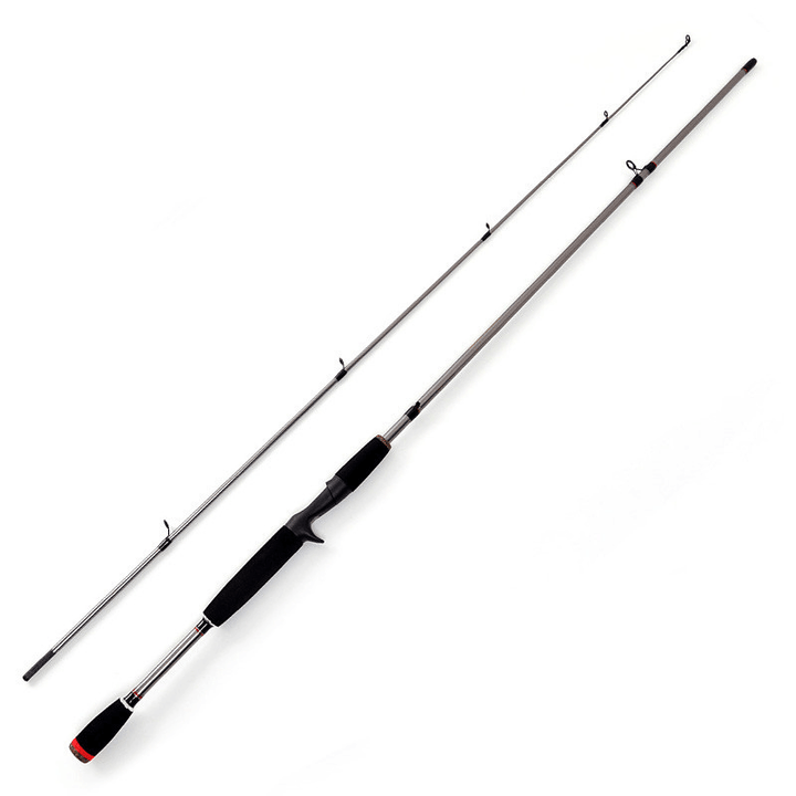 ZANLURE 1.8M 2.1M 2 Segments Fishing Rod Glass Steel Spinning Casting Fishing Pole - MRSLM