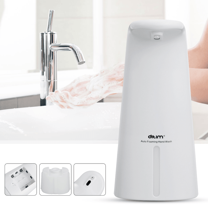 250Ml Automatic Soap Dispenser IR Infrared Sensor Foam Liquid Dispenser Waterproof Hand Washer - MRSLM