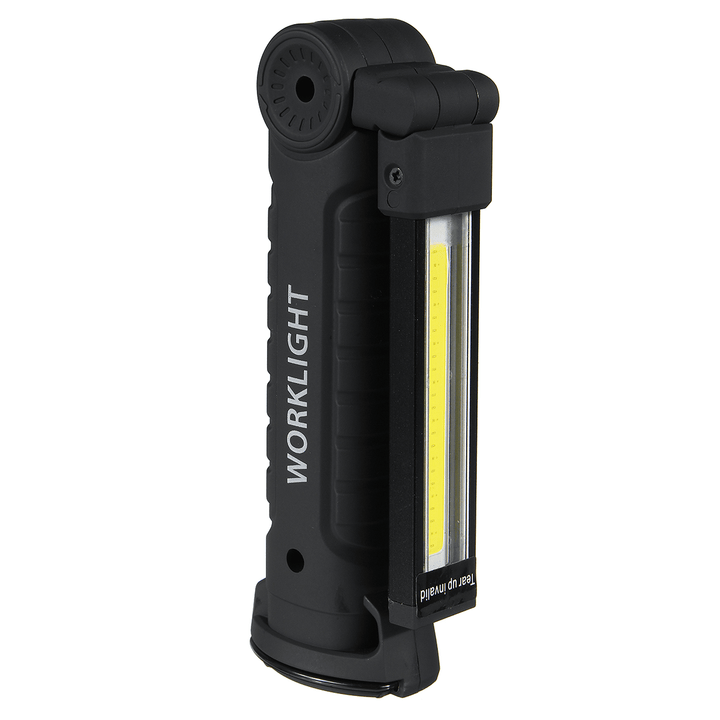 360° Rotatable COB+LED Work Light USB Torch Flashlight Outdoor Camping Emergency Lantern - MRSLM