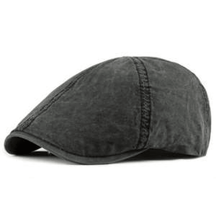 Spring and Summer Beret Men'S Casual British Retro Simple Trend - MRSLM