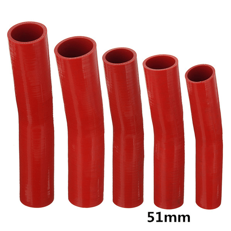 Auto Silicone Hoses Rubber 15 Degree Elbow Bend Hose Air Water Coolant Joiner Pipe Tube - MRSLM