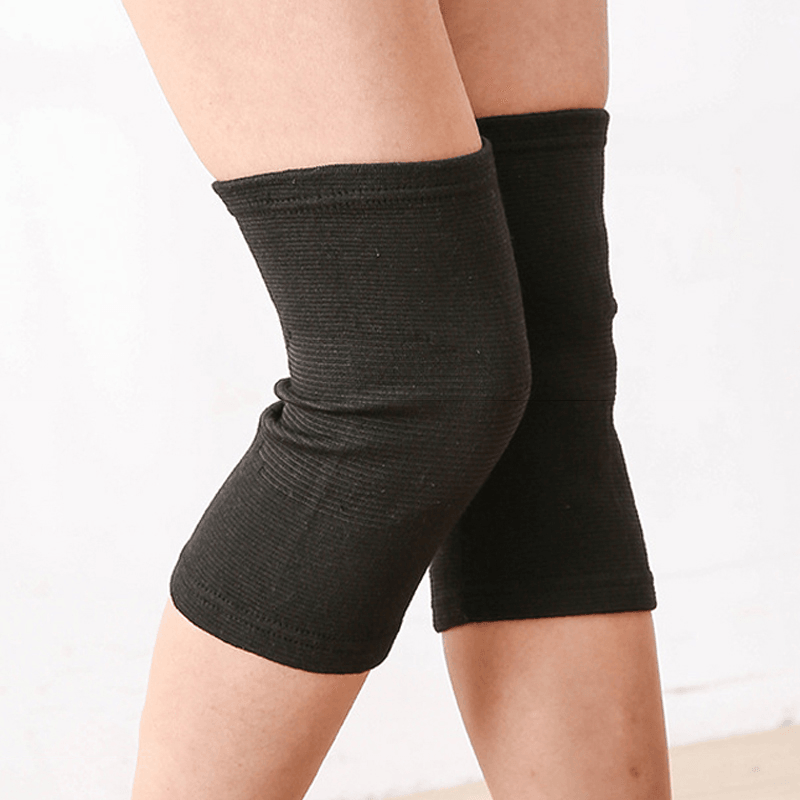 KALOAD 1 Pair Polyester Fiber Breathable Bamboo Charcoal Knee Pad Running Fitness Sports Protective Gear - MRSLM