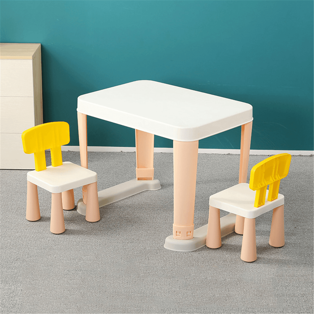 Children Desk and Chair Set Multifunctional Student Adjustable Study Table Kids Writing Desk Combination Stationery Supplies - MRSLM