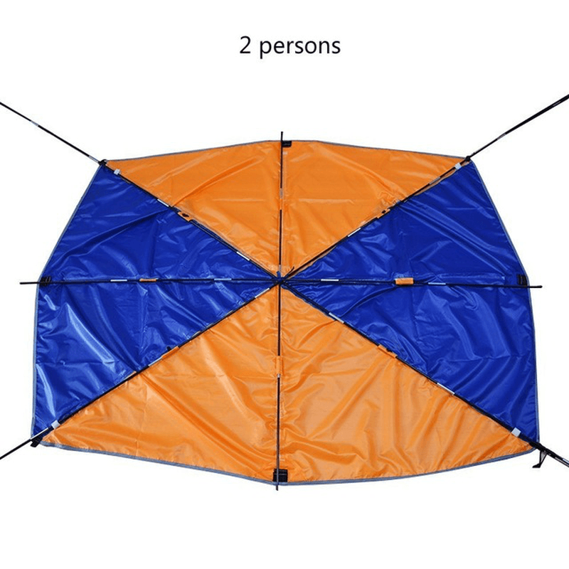 2/3/4 Person Inflatable Boat Dinghy Awning Fishing Shade Cover Sun Canopy Folding Sunshade Tent Rain Shelter Boat Accessories - MRSLM