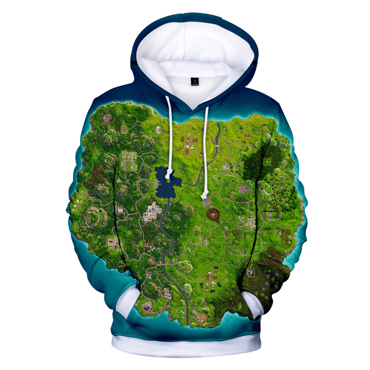 3D Digital Print and Fleece Hoodie Man - MRSLM