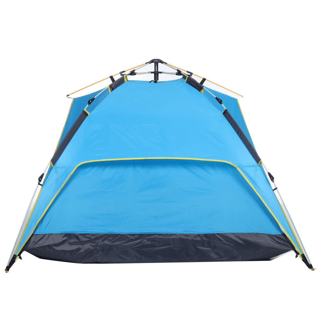 3-4 Person Camping Tent Instant Automatic Double Layer Waterproof Sunshade Canopy Outdoor Travel Beach - MRSLM