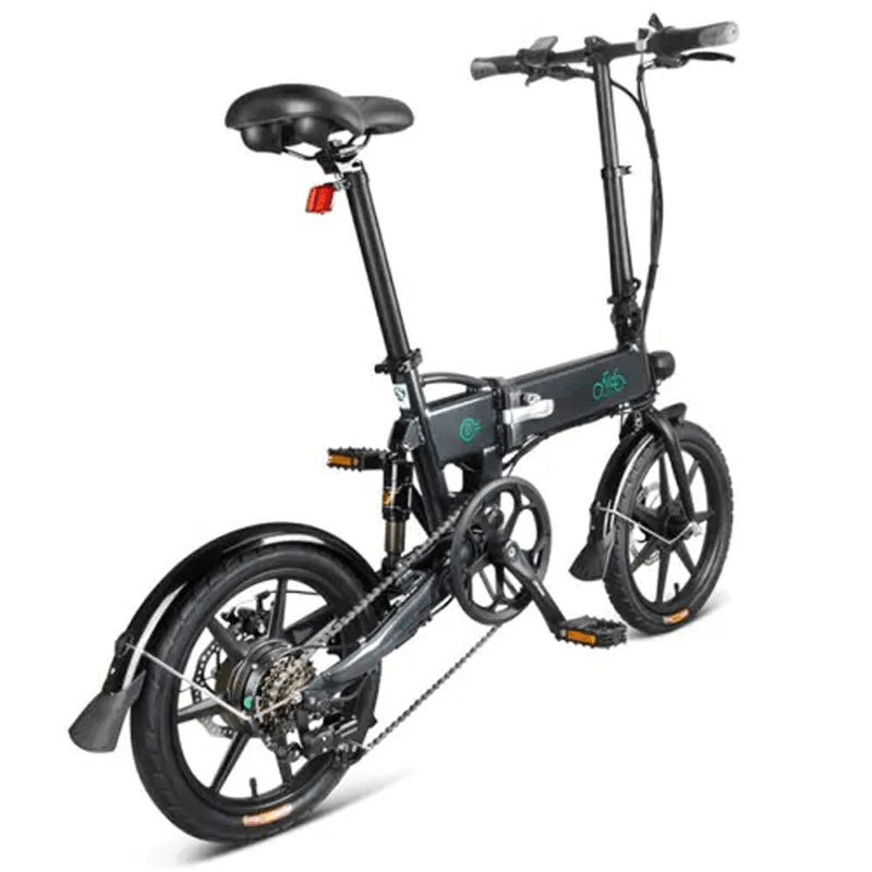 [US Direct] FIIDO D2S Shifting Version 36V 7.8Ah 250W 16 Inches Folding Moped Bicycle 25Km/H Max 50KM Mileage Electric Bike US Plug - MRSLM