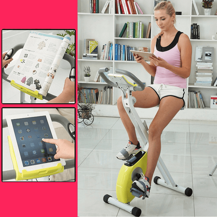 Bominfit XB1 Indoor Cycling Folding Magnetic Erection Bike Stationary with Tablet Stand Home Fitness Gym Workout Equipment - MRSLM