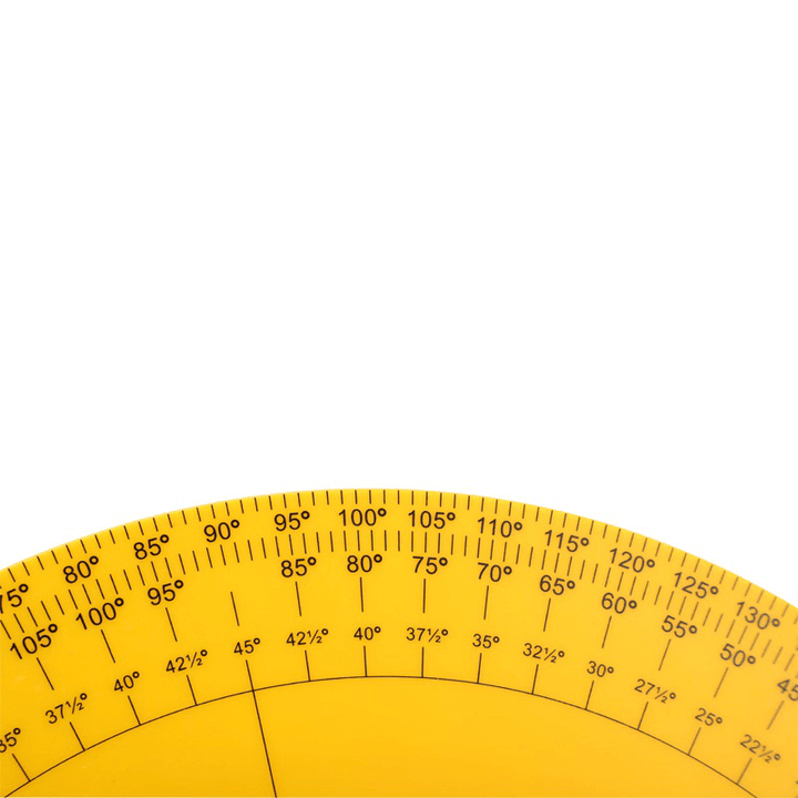 30° 60° 90° Semicircle Protractor Plastic Disc Protractor Angle Ruler Equipped with a Screw Cap to Fix the Angle - MRSLM