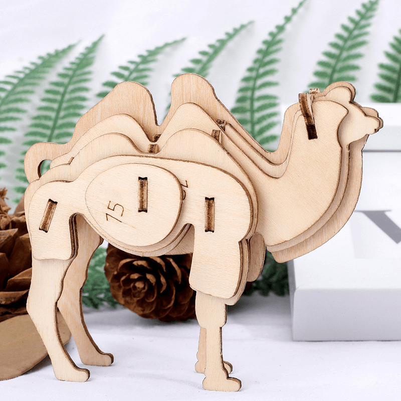 Children'S DIY Wooden Toys, Wooden Toy Models, Three-Dimensional Puzzles, Assembling Insect Models - MRSLM