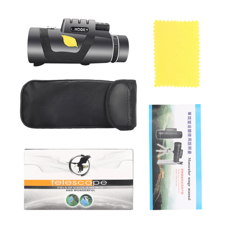 Ipree® 12X50 Monocular HD Optic Bak4 Day Night Vision Telescope 1200M/8000M Outdoor Camping - MRSLM