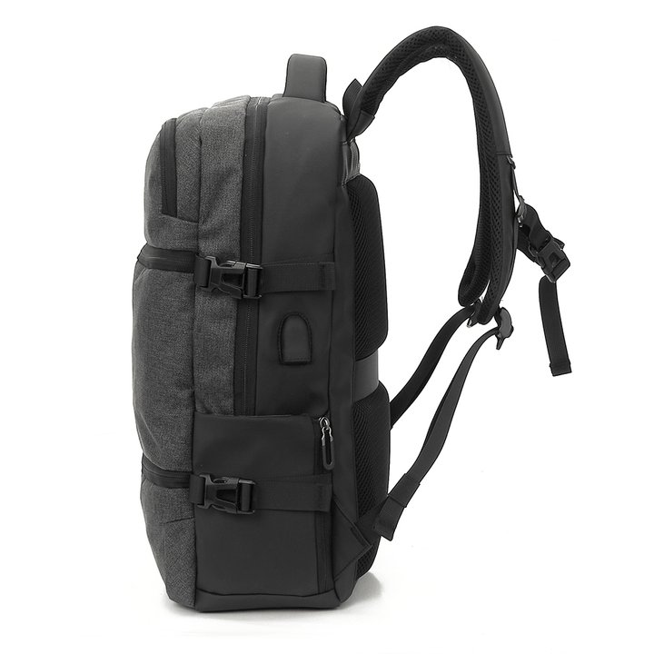 Men Large Capacity Travel Bag USB Charge Backpack - MRSLM