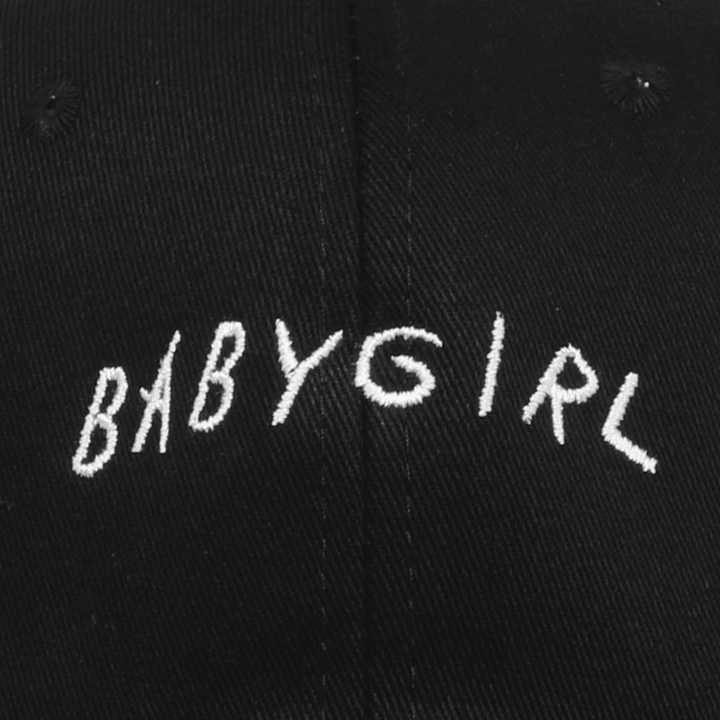 BABYGIRL Letter Embroidered Baseball Cap Spring New Product Cap Outdoor Sports Sun Visor - MRSLM