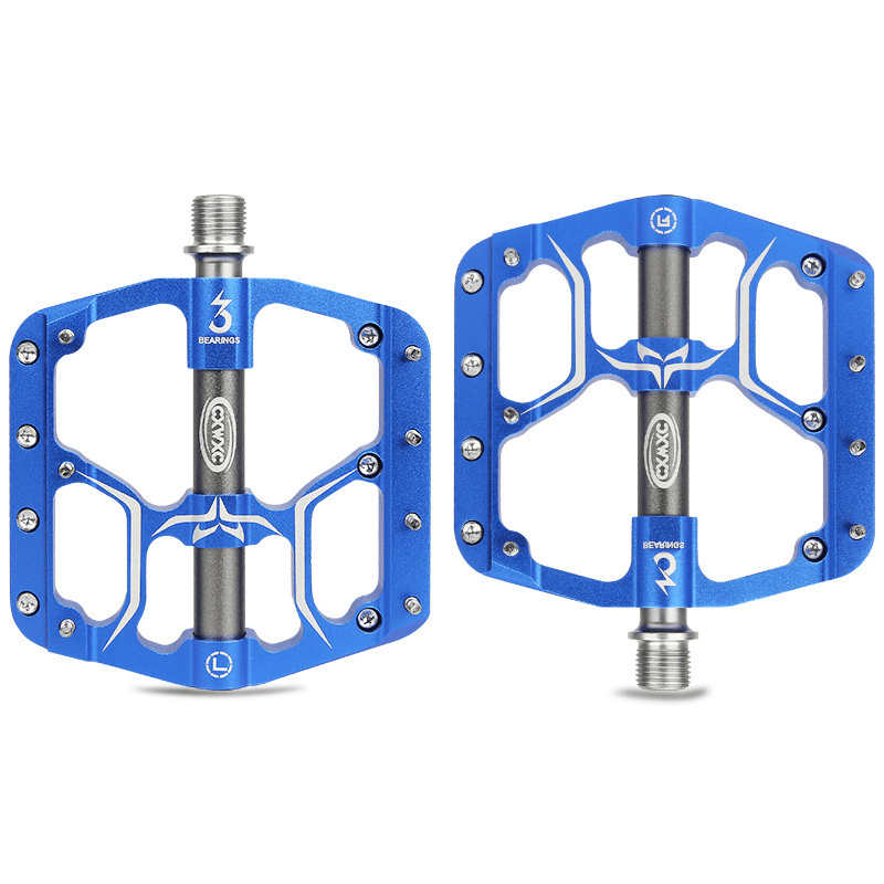 CXWXC V15 Bike Pedals 3 Sealed Bearings Anti-Slip Ultralight Mountain Bicycle Wide Platform Pedals - MRSLM