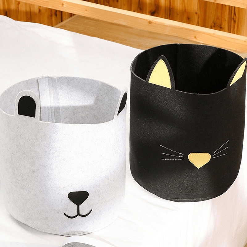 Cartoon Dog Felt Storage Bin - MRSLM