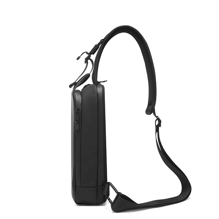 BANGE Outdoor Sport Men Sling Bag Crossbody Pack for Cell Phone Large Capacity Chest Bag Male Waterproof Bag - MRSLM