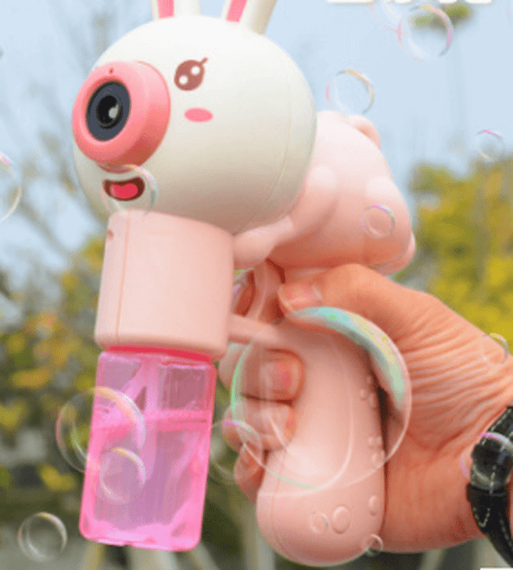 Children'S Dolphin Bubble Gun Toy Light Music Electric Bubble Camera Children'S Day Toy - MRSLM