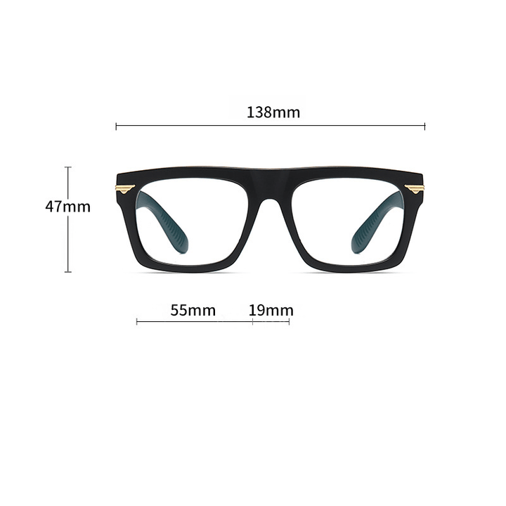 Fashion Simple Retro Square Glasses - MRSLM