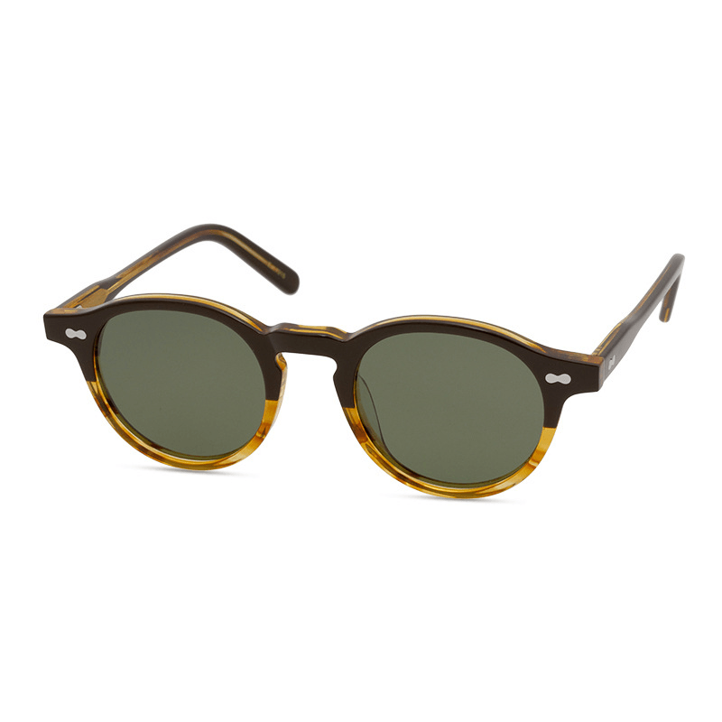 Men'S Retro Literary and Artistic Rivet Sunglasses - MRSLM