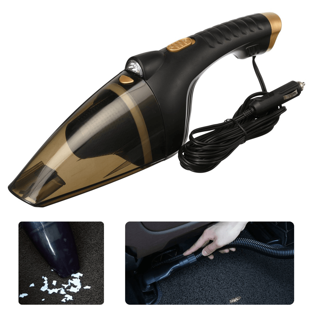 12V 72W Handheld Auto Van Caravan Vacuum Cleaner Portable Car Wet & Dry Duster - MRSLM