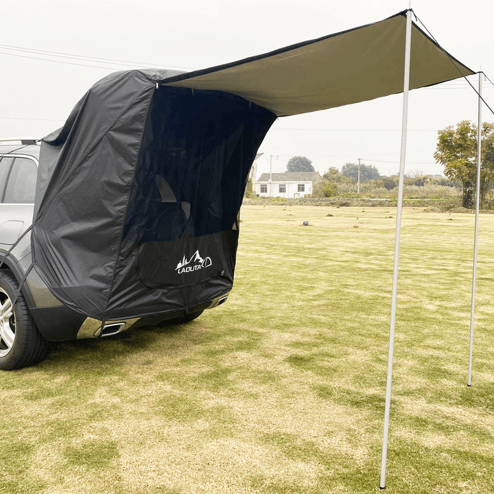 Ipree® Car Trunk Tent Sunshade Rainproof for Self-Driving Tour Barbecue Outdoor Mobile Tent - MRSLM