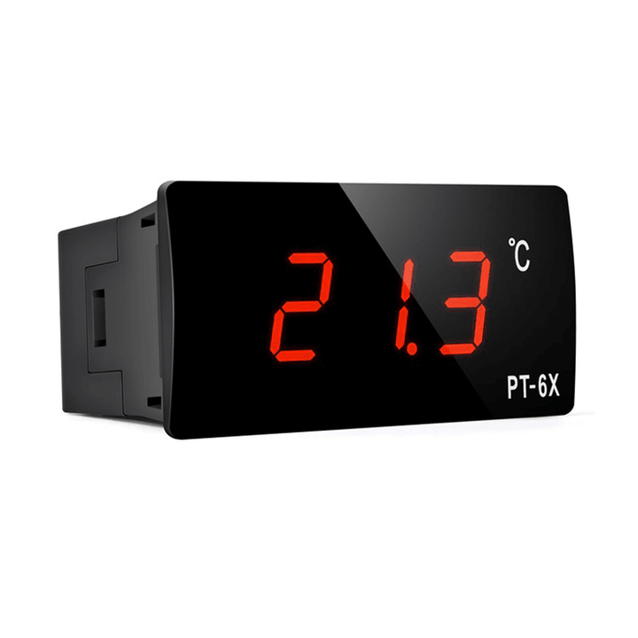 PT-6X Mini Embedded Digital LED Thermometer -50~120°C Convenient Temperature Sensor Thermometer Gauge - MRSLM