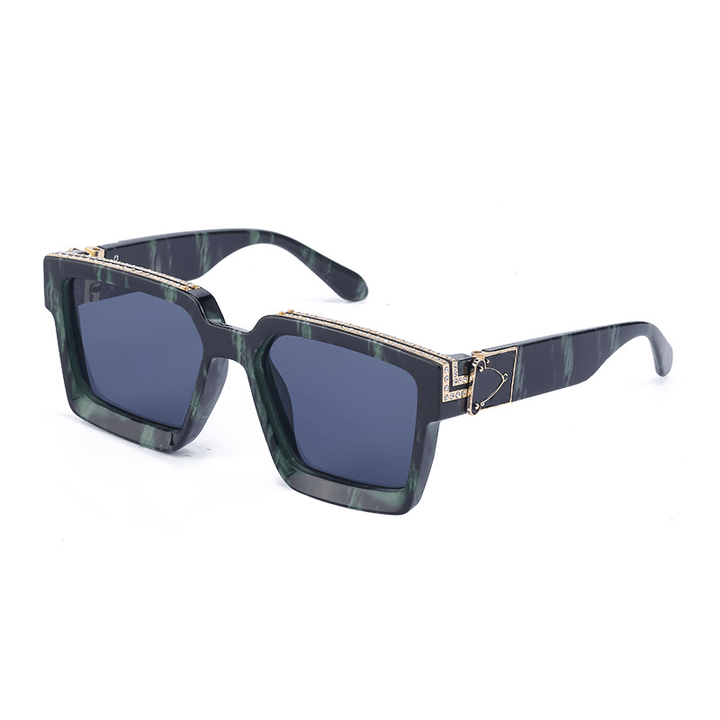 Diamond-Studded Big Square Sunglasses Women - MRSLM