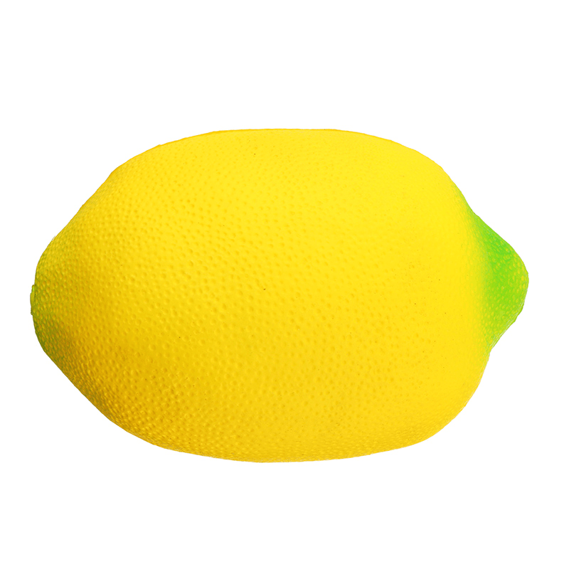 Squishy Yellow Lemon 12Cm Big Soft Slow Rising Fruit Collection Gift Decor Toy - MRSLM